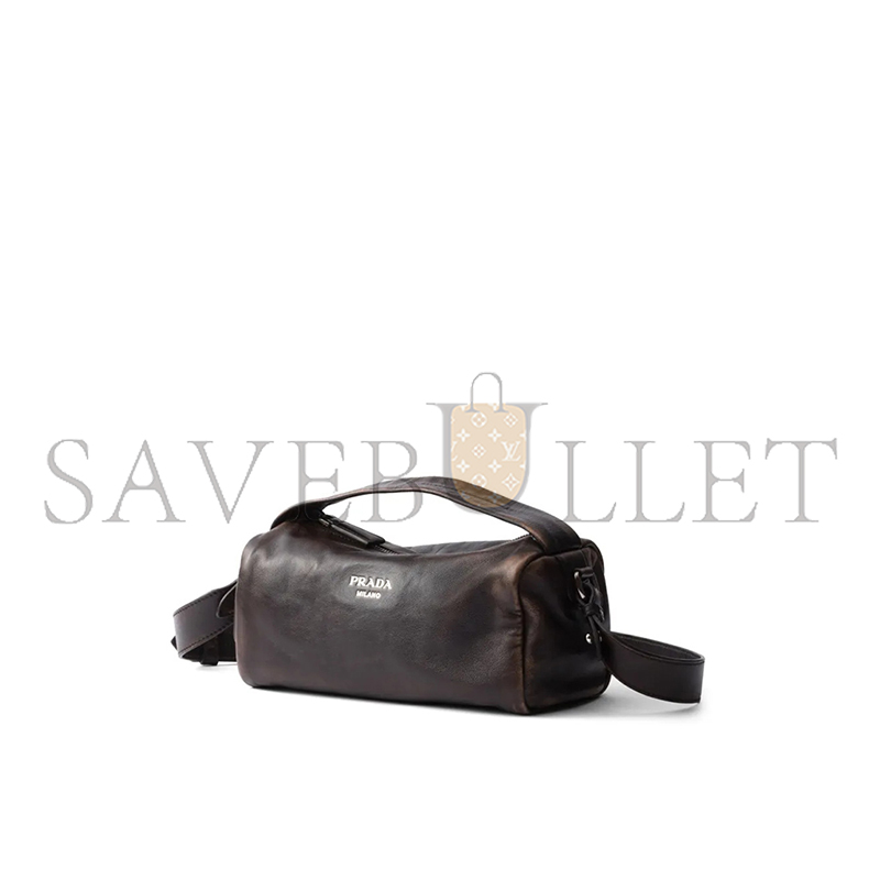 PRADA NAPPA LEATHER SHOULDER BAG 2VH188 (24*11*11cm) 